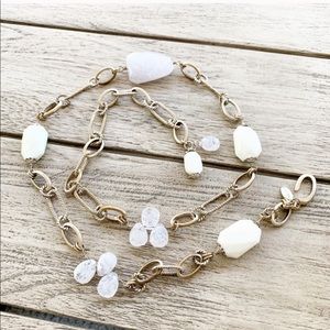 Chico’s quartz chain belt